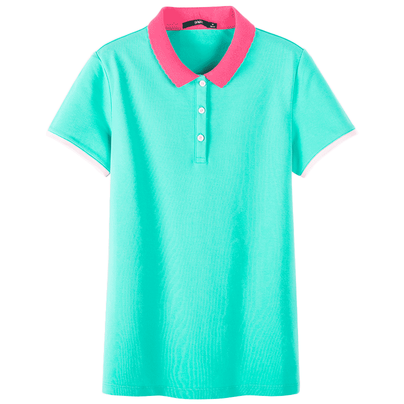 Tee Shirt Dentelle Femme T-shirt Courte Couleur De Contraste Une Veste Été