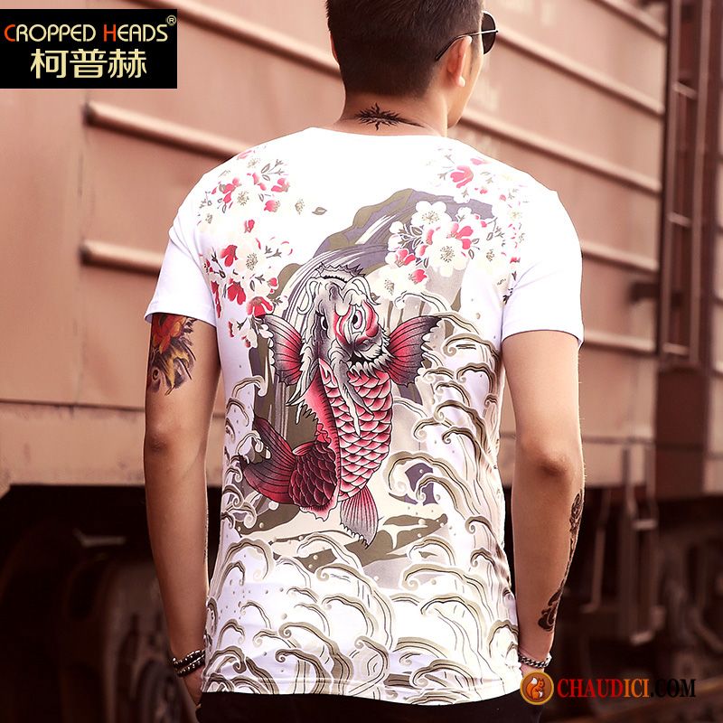 Tee Shirt Manche Longue Homme Fashion T-shirt Coton Bio Grande Taille Demi Manche Homme Pas Cher