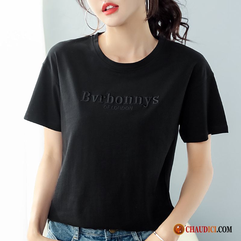 Tee Shirt Stretch Femme Femme Tendance Baggy Ultra Grande Taille