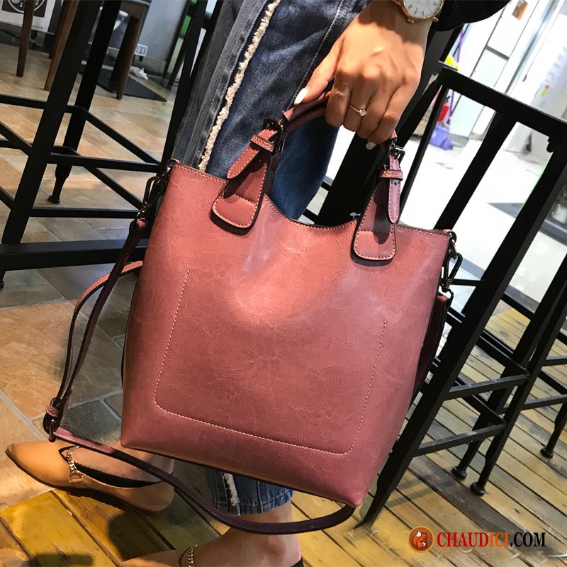 Tous Sac A Main Azur Cuir De Boef Cuir Véritable Printemps Grand Paquet Femme