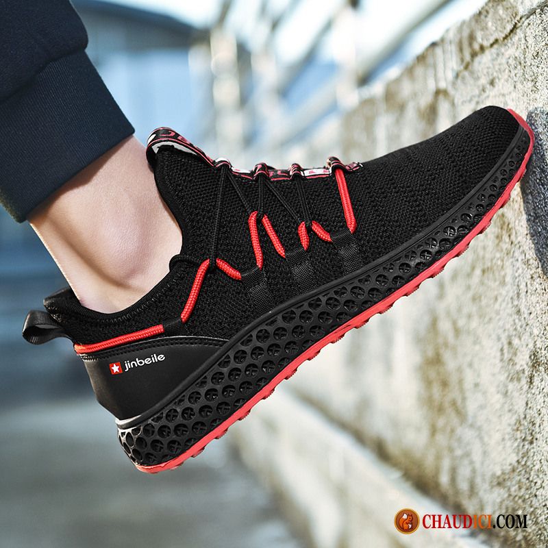 Vente Chaussure De Running En Ligne Adolescent Hiver Net Tous Les Assortis Respirant Pas Cher