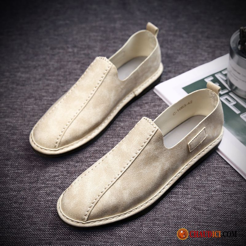 Vente Chaussure Homme Derbies Blanc Flâneurs Tous Les Assortis Tissage