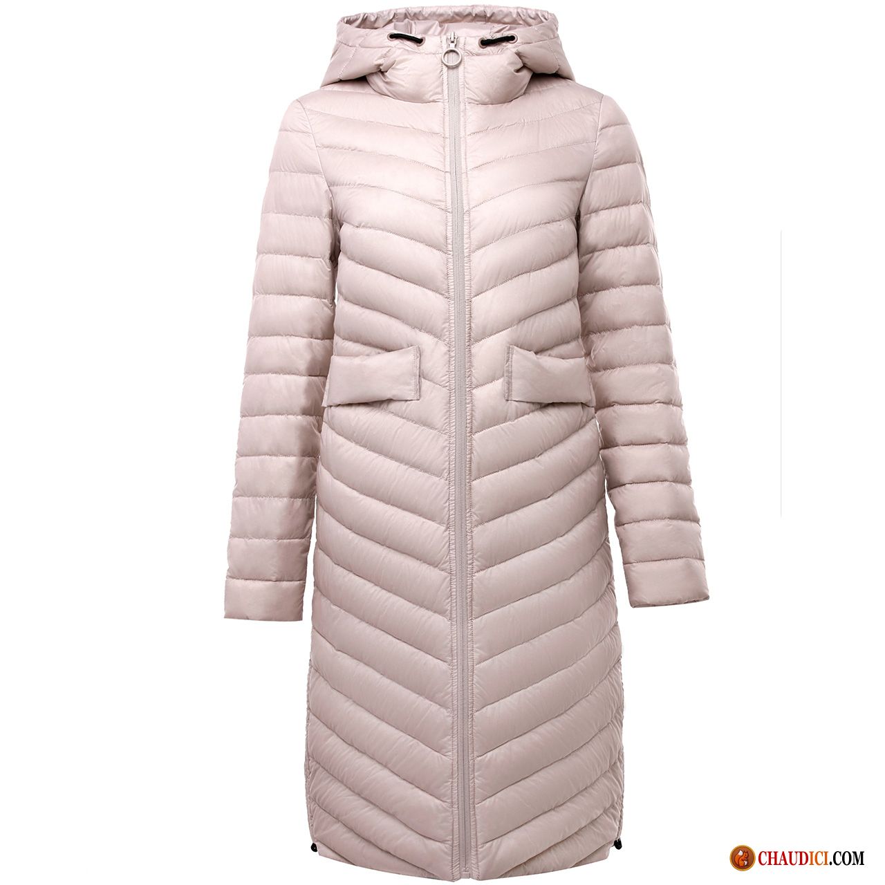 Vente Doudoune Duvet Femme Pérou Longue Décontractée Mode Manteau Lumière France