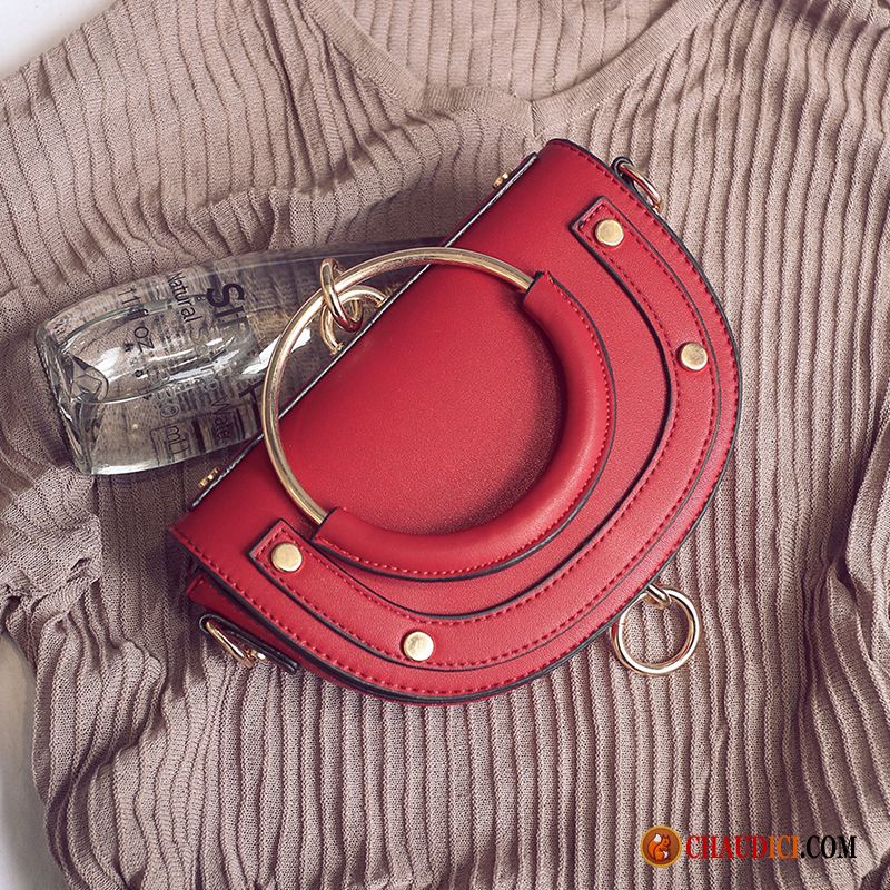 Vente En Ligne Sac À Bandoulière Femme Rouge Mode Été Sac De Messager