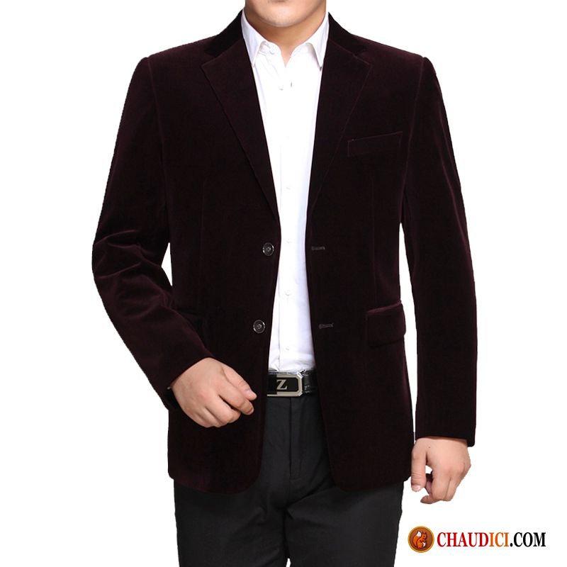 Veste De Blazer Pour Homme Printemps Blazer Décontractée Manteau De Travail Pas Cher