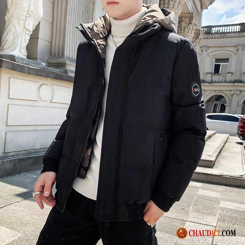 Veste En Coton Avec Manche En Cuir Homme Seashell L'automne Marque De Tendance Vêtements Matelassé Manteau En Coton Hiver Pas Cher