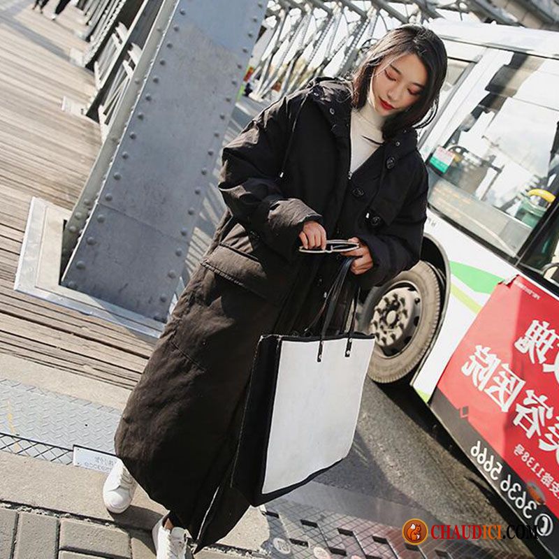 Veste En Coton Et Blouson Femme Hiver Blanc Matelassée Bouton À Une Rangée Mince En Ligne