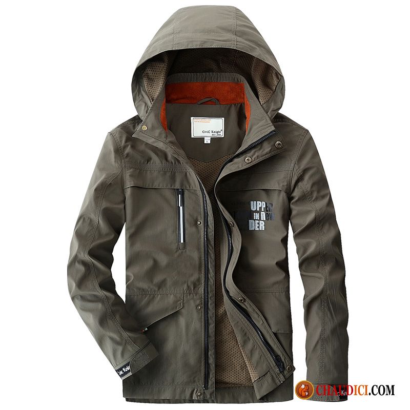 Veste En Cuir Pour Homme Jeunesse Veste Tendance Homme Cargo