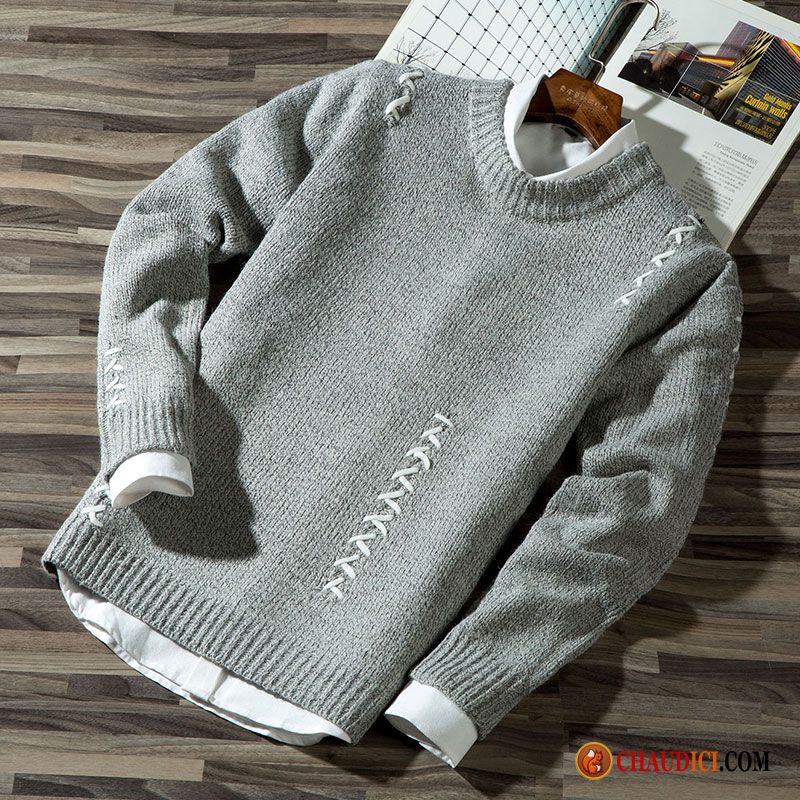 Veste Homme Fashion Pullovers Frais Pull Tendance Hiver Pas Cher