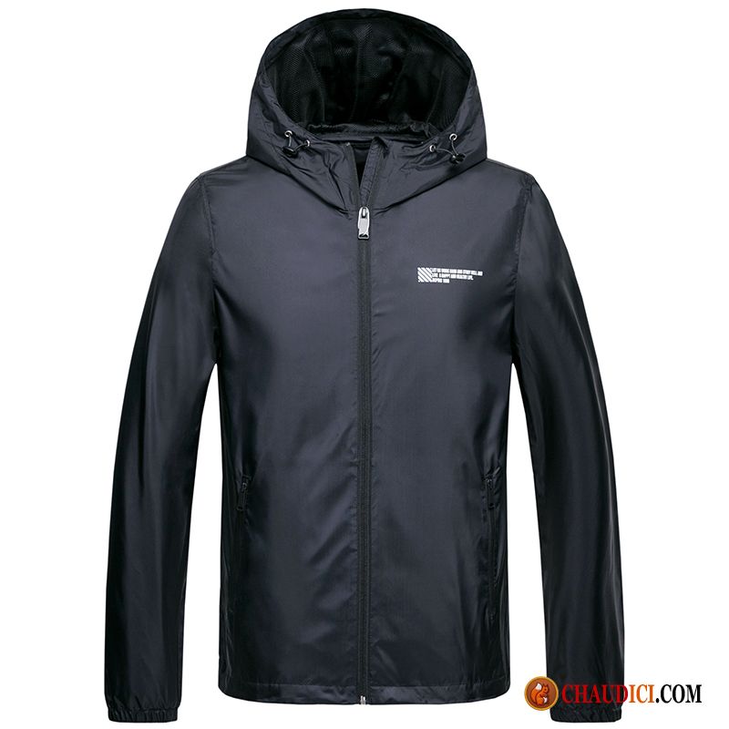 Veste Homme Habillé Homme Sport Capuche Printemps Veste Pas Cher