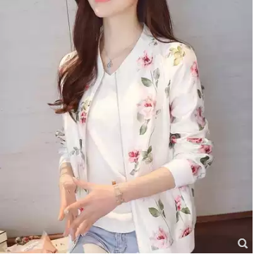 Veste Simili Cuir Femme Pas Cher Vêtements De Baseball Femme Baseball-shirt Court Printemps