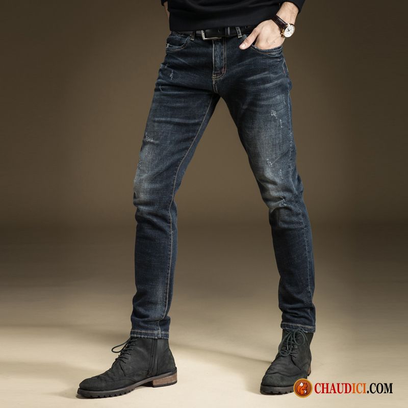 Vetement Homme Jeans Jeans Slim Extensible Pantalon Homme Pas Cher