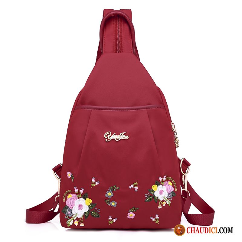 Accessoire Sac A Dos Lavande Loisir Le Nouveau Femme Sac De Messager Toile Pas Cher