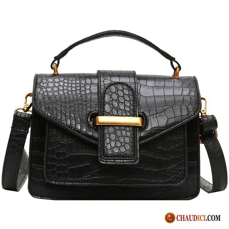 Acheter Sac A Main Pas Cher Noir Rétro Petit Sauvage Femme