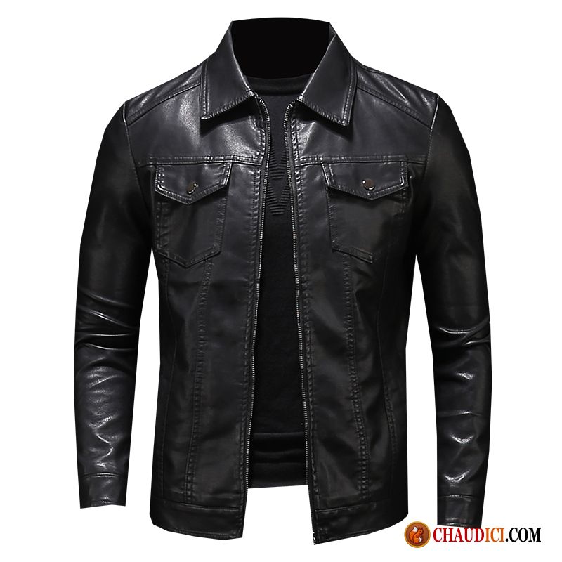 Belle Veste En Cuir Homme Beige Vêtements Moto Légère Beau Veste Noir Pas Cher