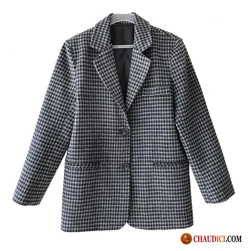 Blazer En Jean Femme Dame Veste De Costume Blazer Printemps L'automne