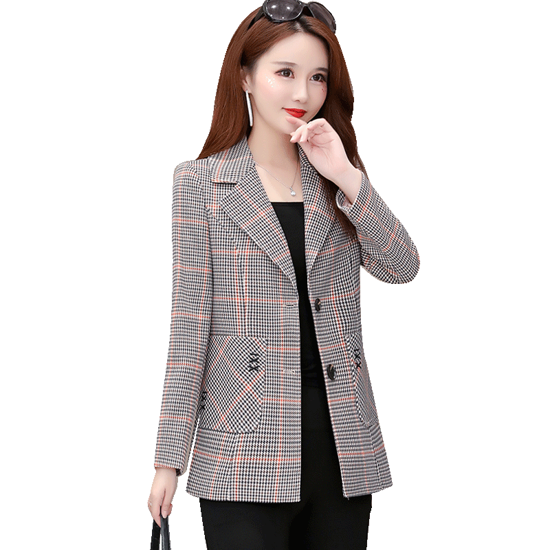 Blazer Femme Chocolat Courte Mince Court Manteau Printemps