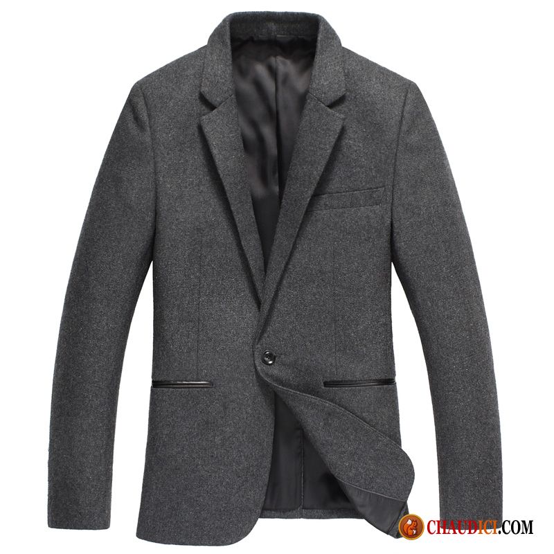 Blazer Homme Classe Manteau Slim Tendance Printemps L'automne Pas Cher