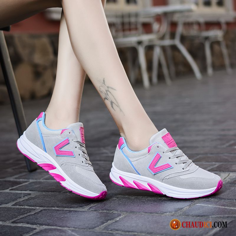 Chassure De Running Pas Cher Femme Décontractée Été Chaussures De Course Plates Femme Soldes