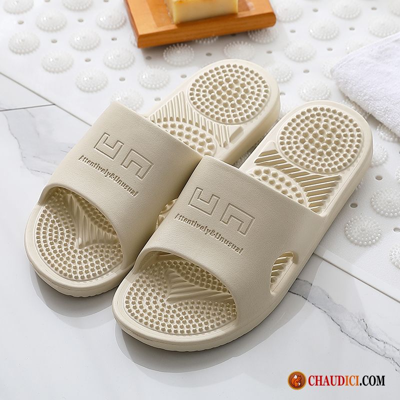 Chaussons D Hiver Pour Hommes Été De Maison Massage Tongs Chaussons Homme