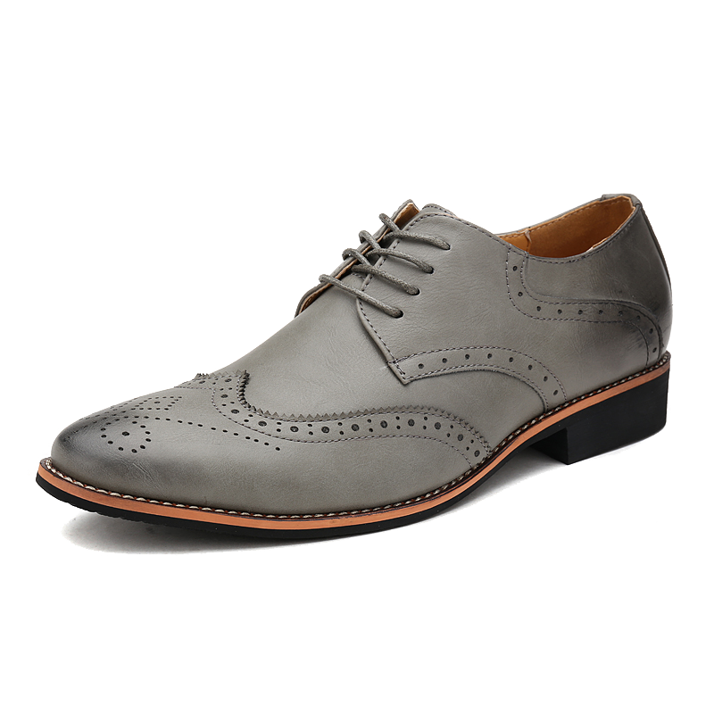 Chaussure Homme Classe Derbies Pointe Pointue Respirant Décontractée Entreprise