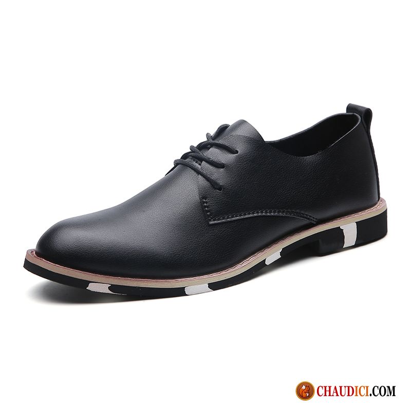 Chaussure Homme Cuir Noir Angleterre Printemps Derbies Tendance Entreprise France