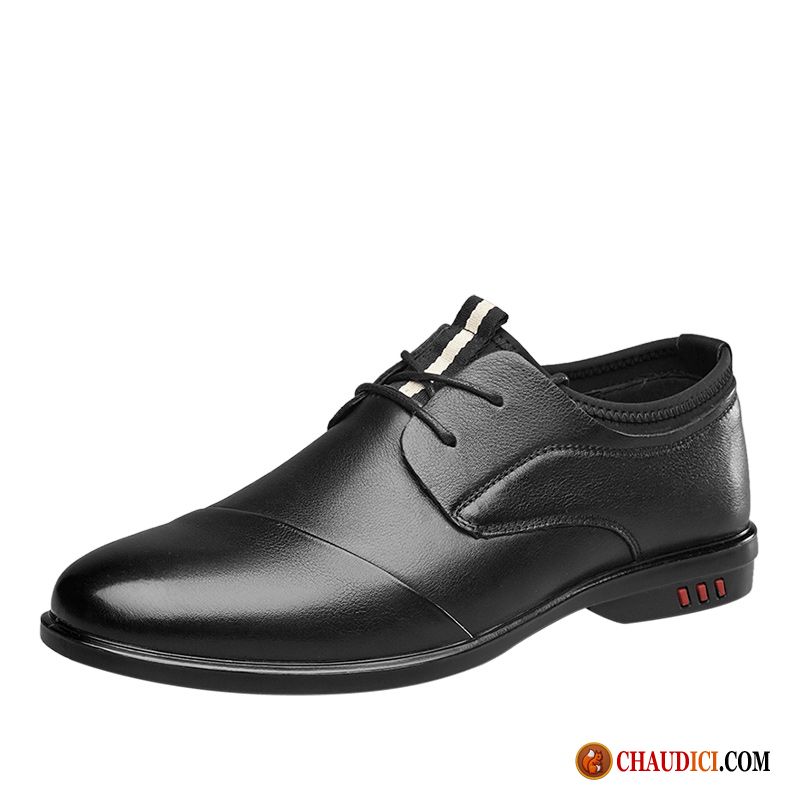 Chaussures Homme Grises Cuir Semelle Doux Homme Entreprise Décontractée Tendance Pas Cher