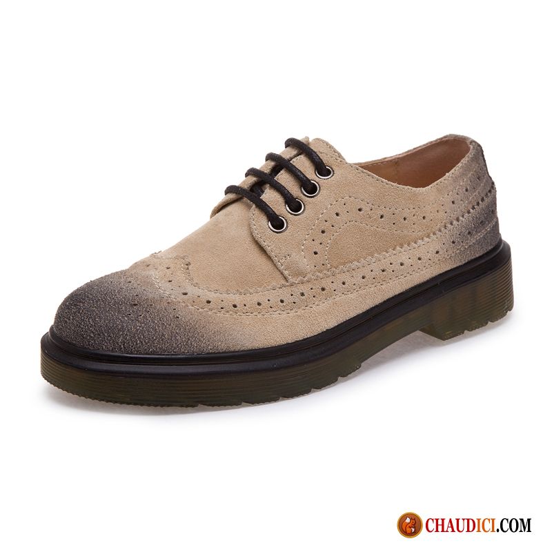 Chaussures Simili Cuir Noir Femme Oxford Martin Rétro Vent D'université Femme