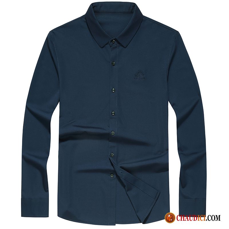 Chemises Homme Manches Longues Cyan Tendance Beau L'automne Longues Chemise En Vente