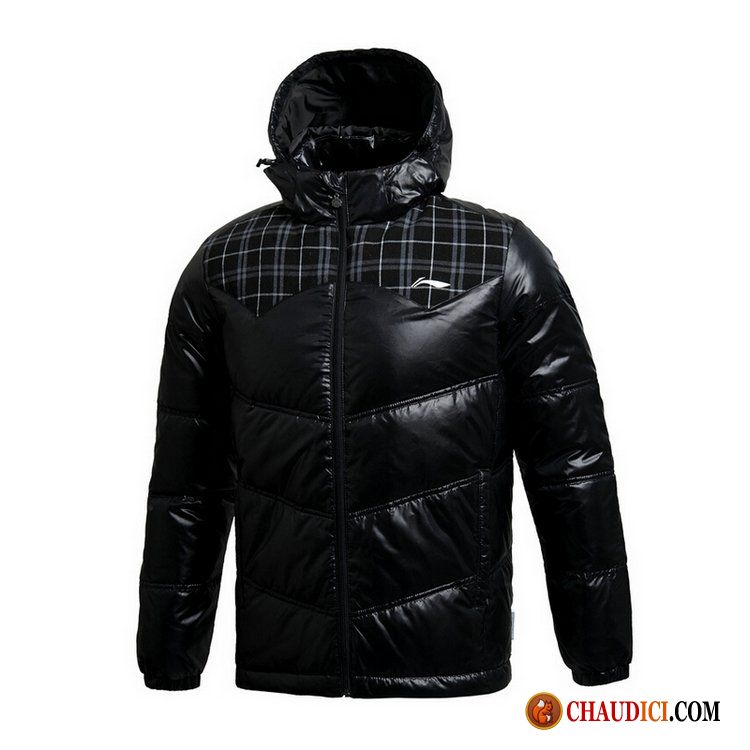 Doudoune Homme A Capuche Rouge Homme Épaissir Doudoune Manteau Sport