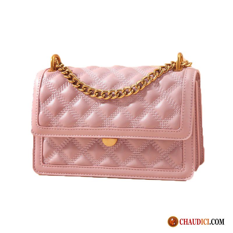 Grand Sac Bandoulière Femme Rubine Rose Petit Chaîne Le Nouveau Femme Pas Cher