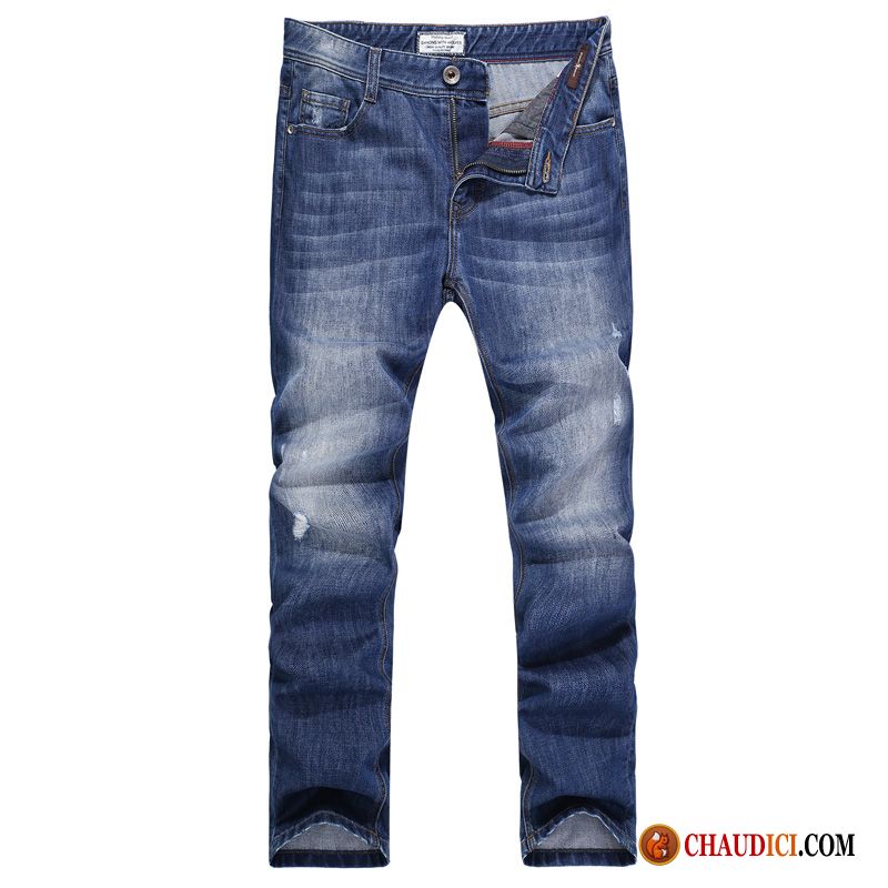 Jeans Homme Mode Troués Mode Homme Printemps Tendance