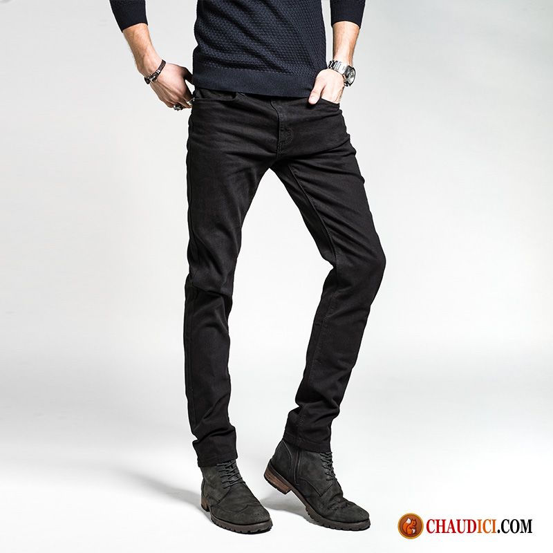 Jeans Homme Slim Extensible L'automne Printemps Jeunesse En Ligne