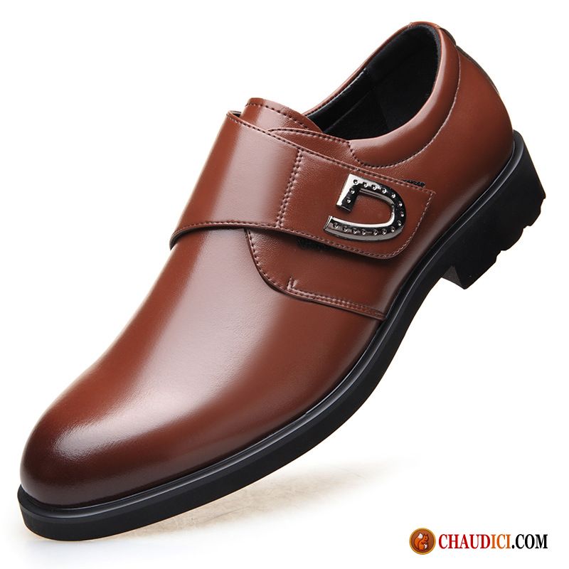 Les Bottes En Cuir Velcro Marron Derbies Cuir Véritable Angleterre En Vente