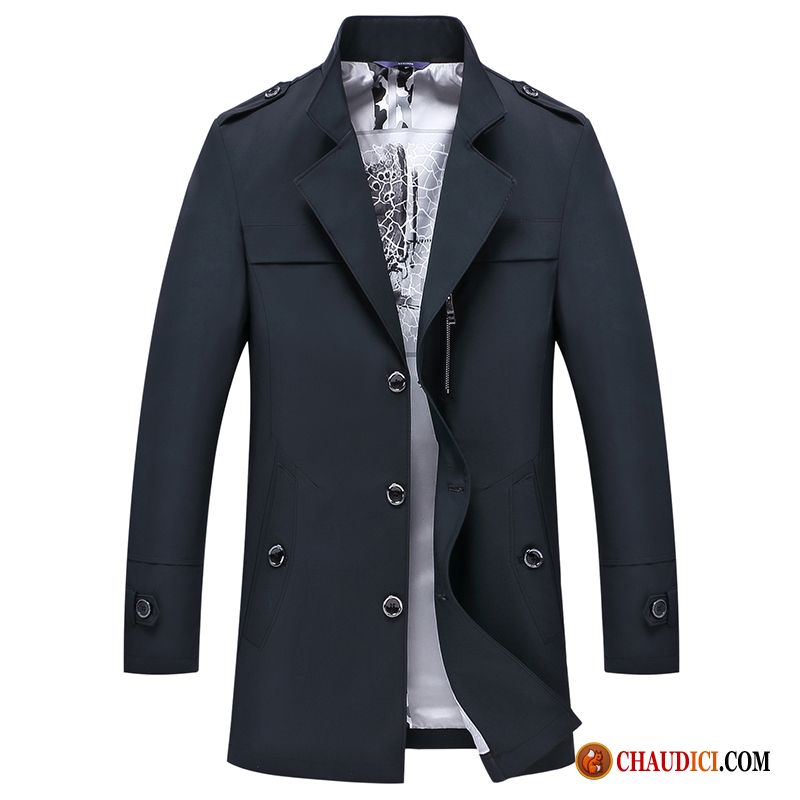 Manteau Homme D Hiver Or Manteau Coupe Vent Homme Jeunesse Longue