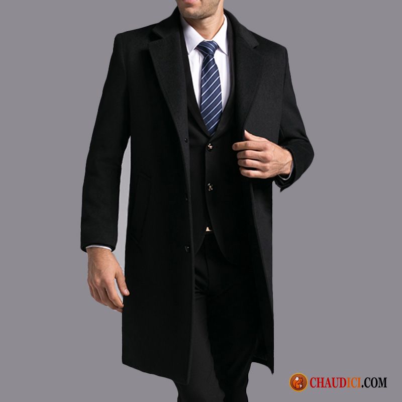 Manteau Homme Marque De Travail Hiver Manteau Longue Décontractée Pas Cher