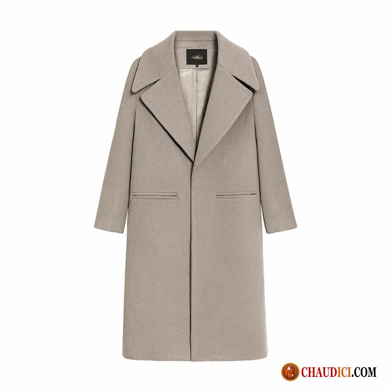 Manteau Tendance Femme Pensée Longue Femme Anti-saison Manteau Manteau