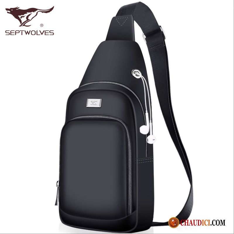 Mini Sac Bandoulière Homme Sac Poitrine Sacs À Bandoulière Tissu Oxford Hommes Sac À Dos Soldes