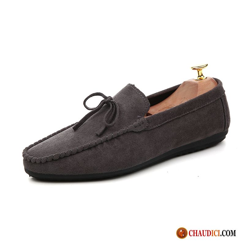 Mocassin Ballerine Sarcelle Printemps Décontractée Tendance Tous Les Assortis Slip-on En Ligne