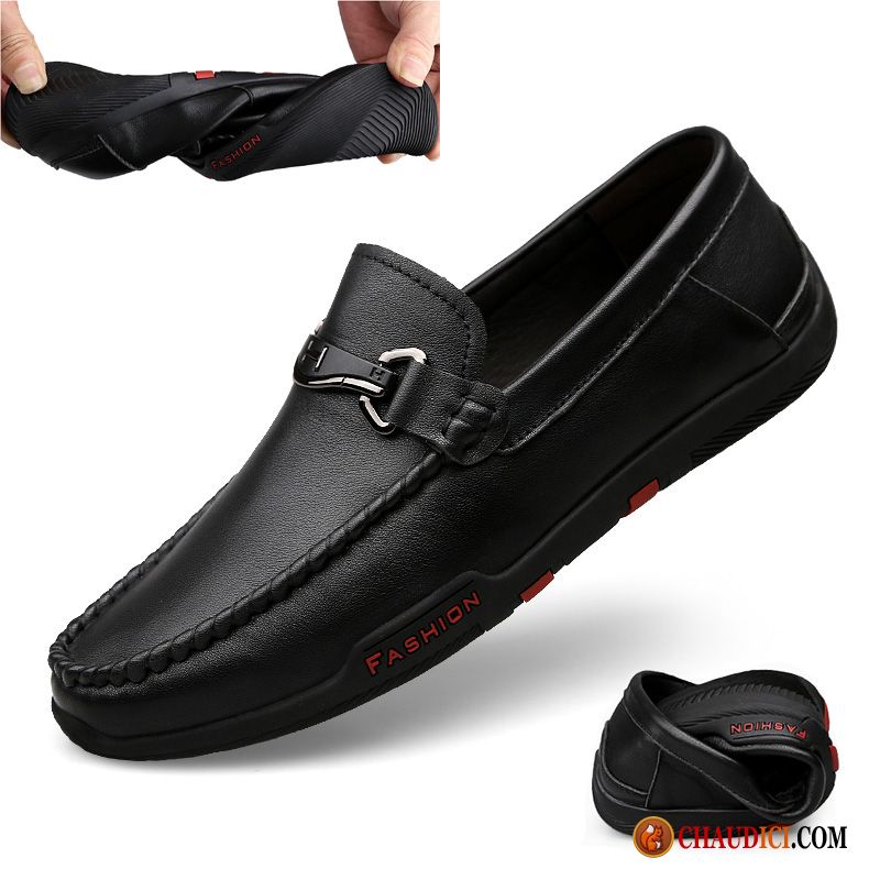 Mocassin Pour Homme Été Flâneurs Semelle Doux Homme Derbies