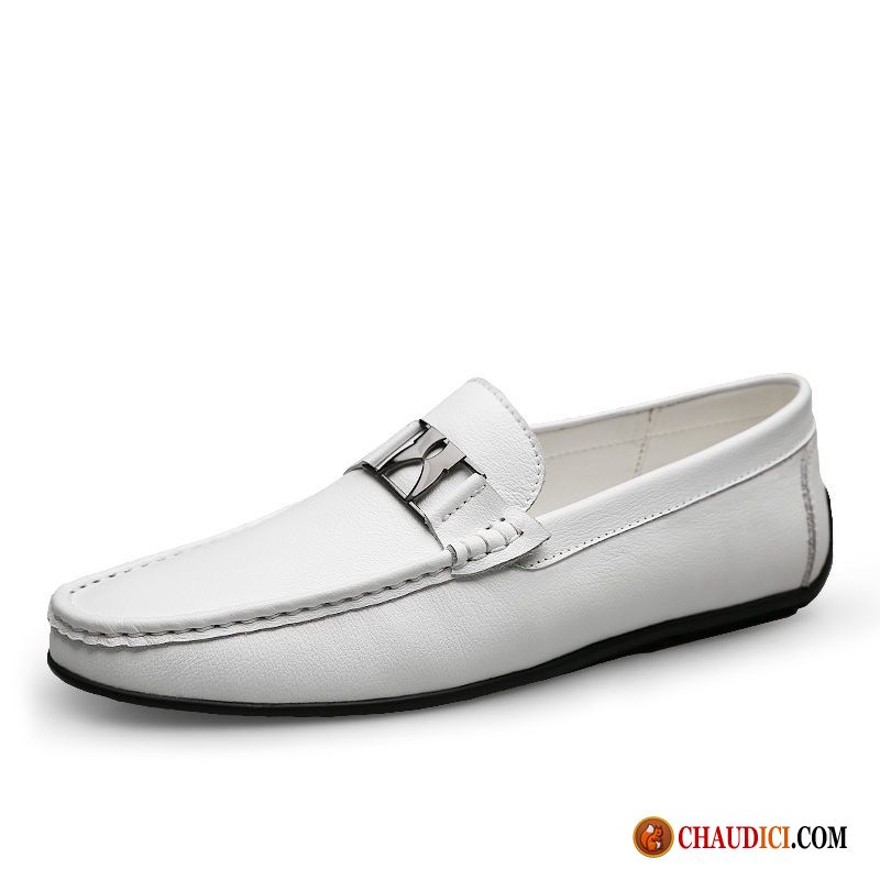 Mocassin Toile Homme Flâneurs Chaussures De Voyage Noir Slip-on Homme