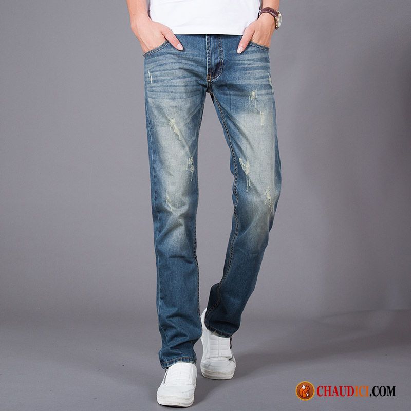 Mode Jeans Homme Tendance Slim L'automne Nostalgique Jeans