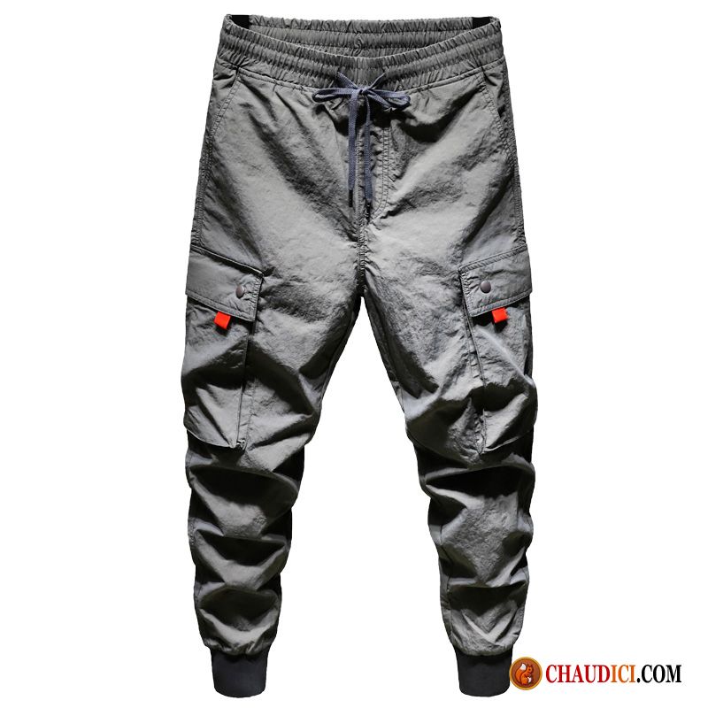 Pantalon Ample Homme Harlan Serrés Soie De Glace Homme Baggy Pas Cher