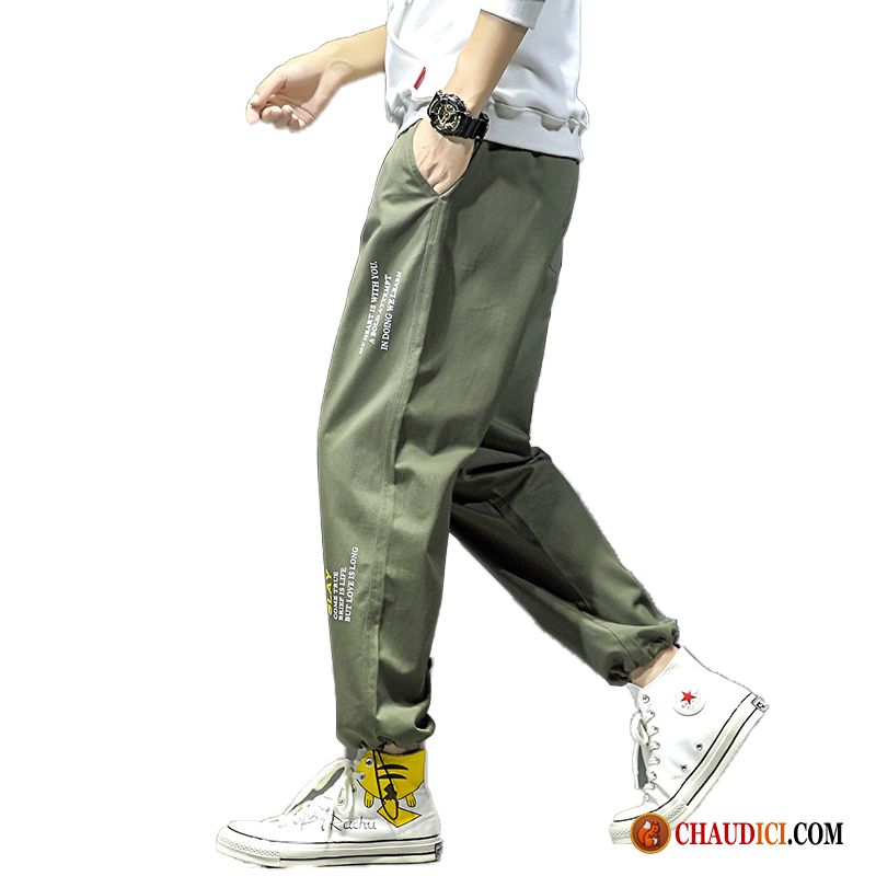 Pantalon Cargo Noir Pas Cher Rouge Harlan Baggy Pantalon Cargo Vert Soldes