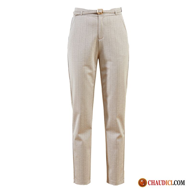 Pantalon Femme Avec Poche Sur Le Cote Printemps Mode Femme Harlan Pantalons Pas Cher