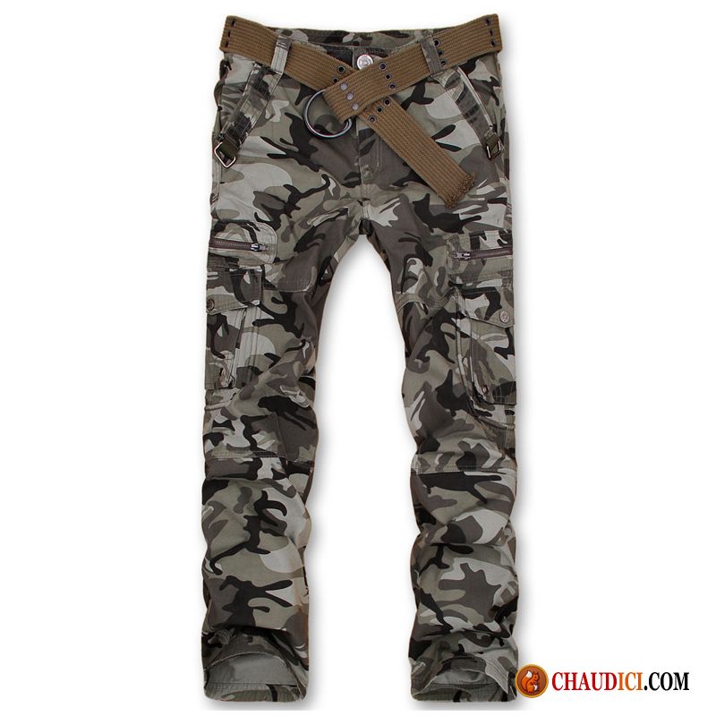 Pantalon Homme Solde Rose Tendance Fantaisie Camouflage Pantalons Homme