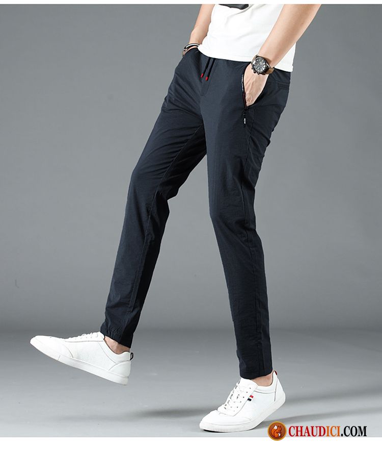 Pantalon Survetement Slim Homme Tendance Les Pantalons De Survêtement Homme Extensible Été Pas Cher