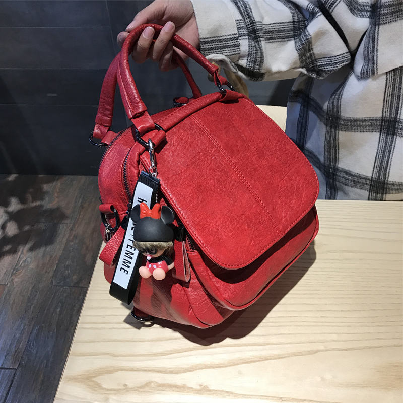 Recherche Sac A Main Pas Cher Femme Sauvage Rouge Simple Le Nouveau