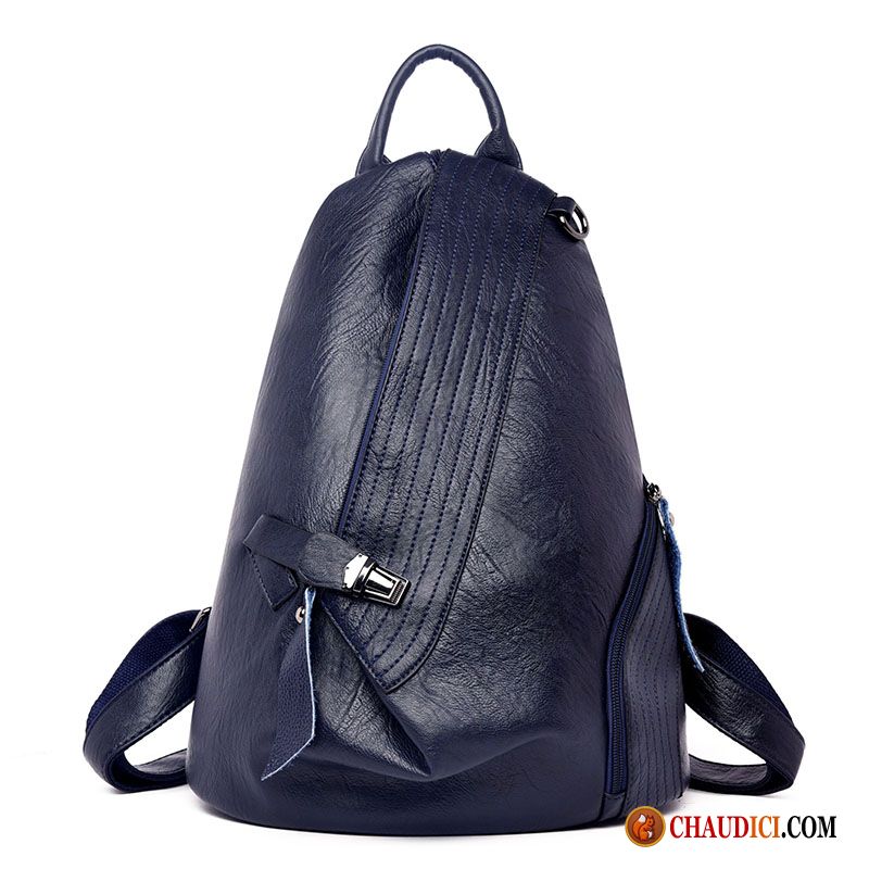 Sac A Dos Randonnée Pour Femme Peau Douce Femme Cuir Véritable Le Nouveau Sac À Dos