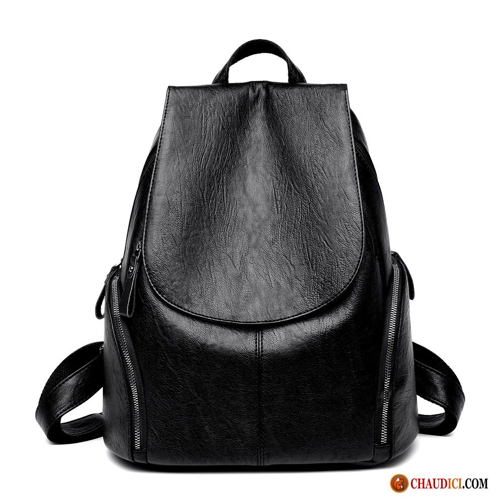 Sac A Dos Voyage Femme Cuir Véritable Sac À Dos Femme Simple Le Nouveau